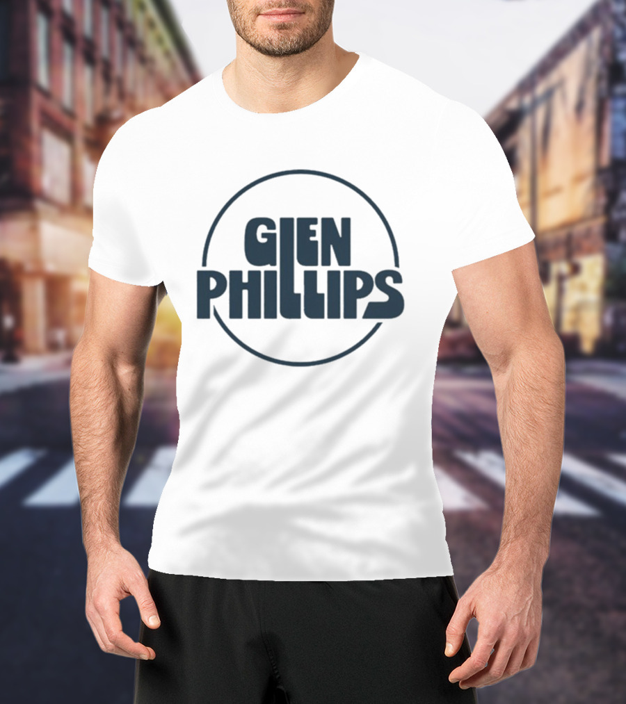 Glen Phillips Retro Circle Design T-Shirt