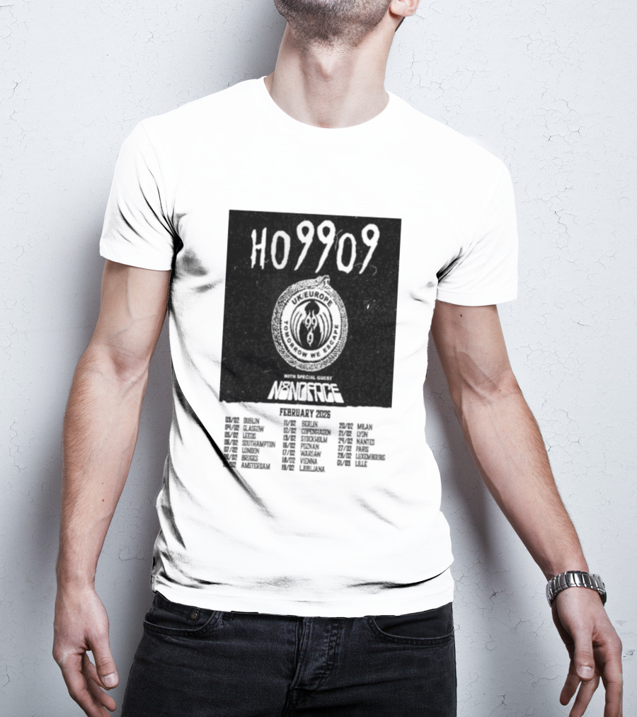 H09202 Monstercat Uncaged UK Europe February 2026 Tour T-Shirt