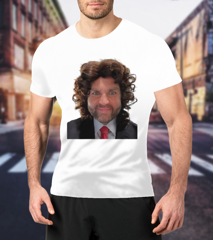 JD Vance Wavy Hair Humor Halloween T-Shirt