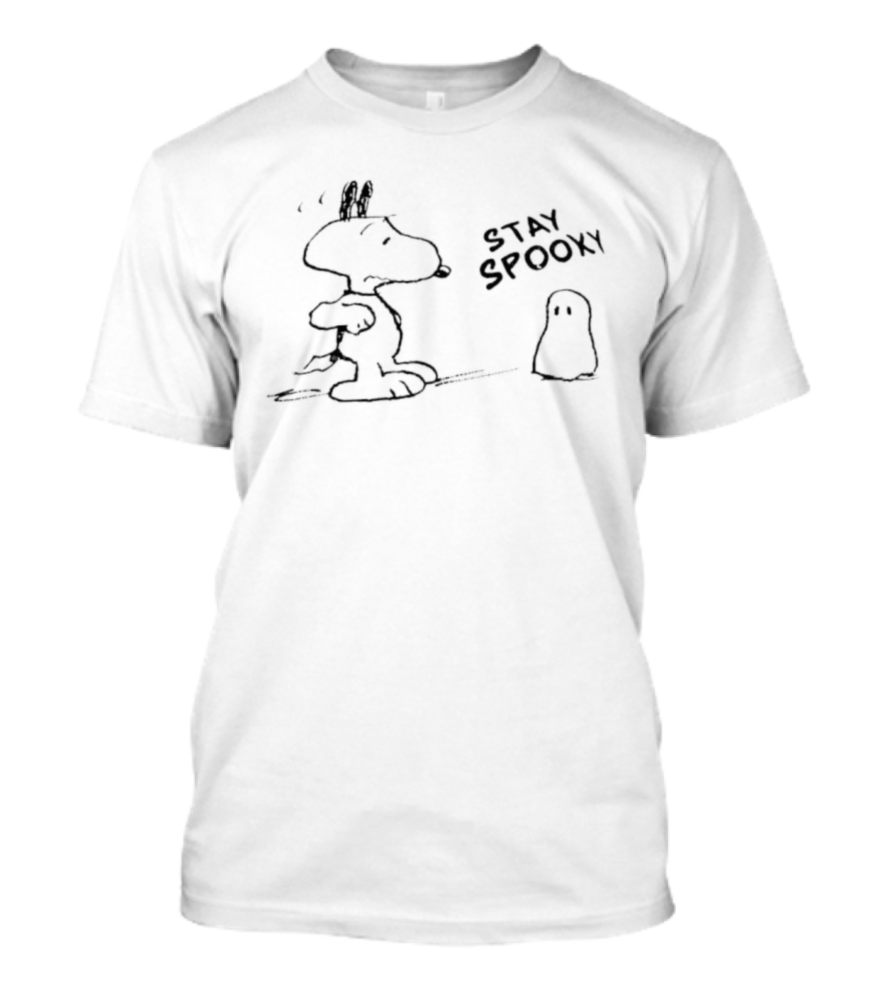 Snoopy Stay Spooky Halloween Ghost Classic Peanuts T-Shirt
