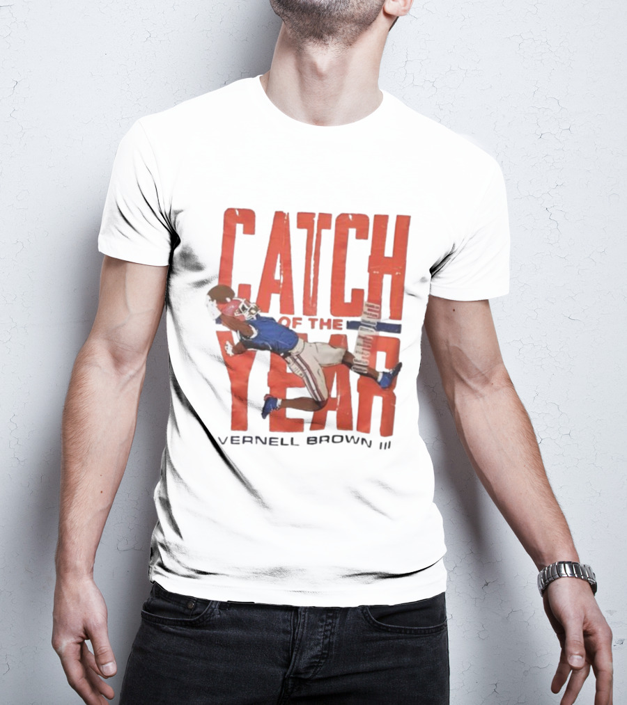 Vernell Brown III Catch Of The Year Football Action T-Shirt