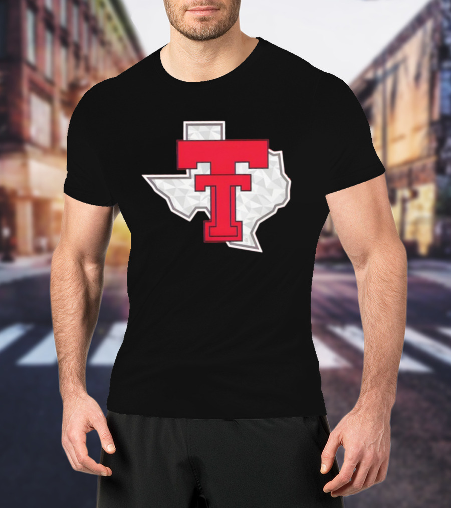 Texas Tech Red Raider Galvanized Pride State Emblem T-Shirt