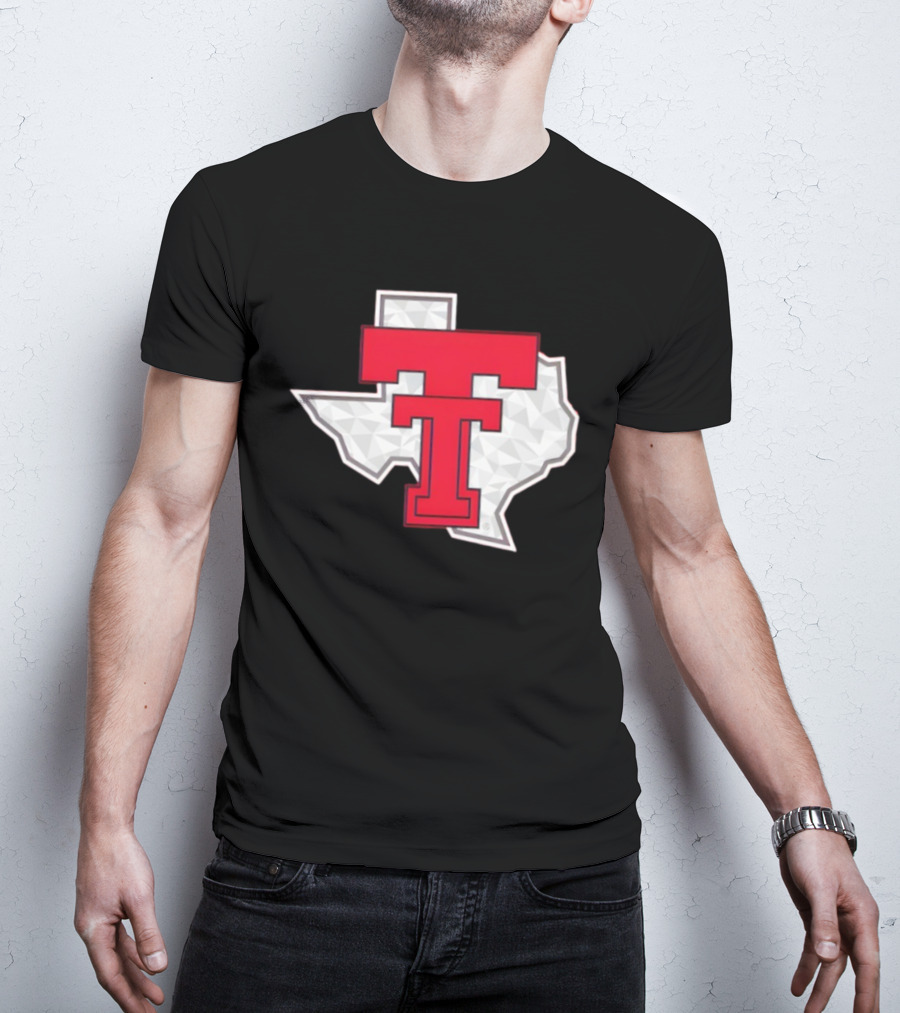 Texas Tech Red Raider Galvanized Pride State Emblem T-Shirt