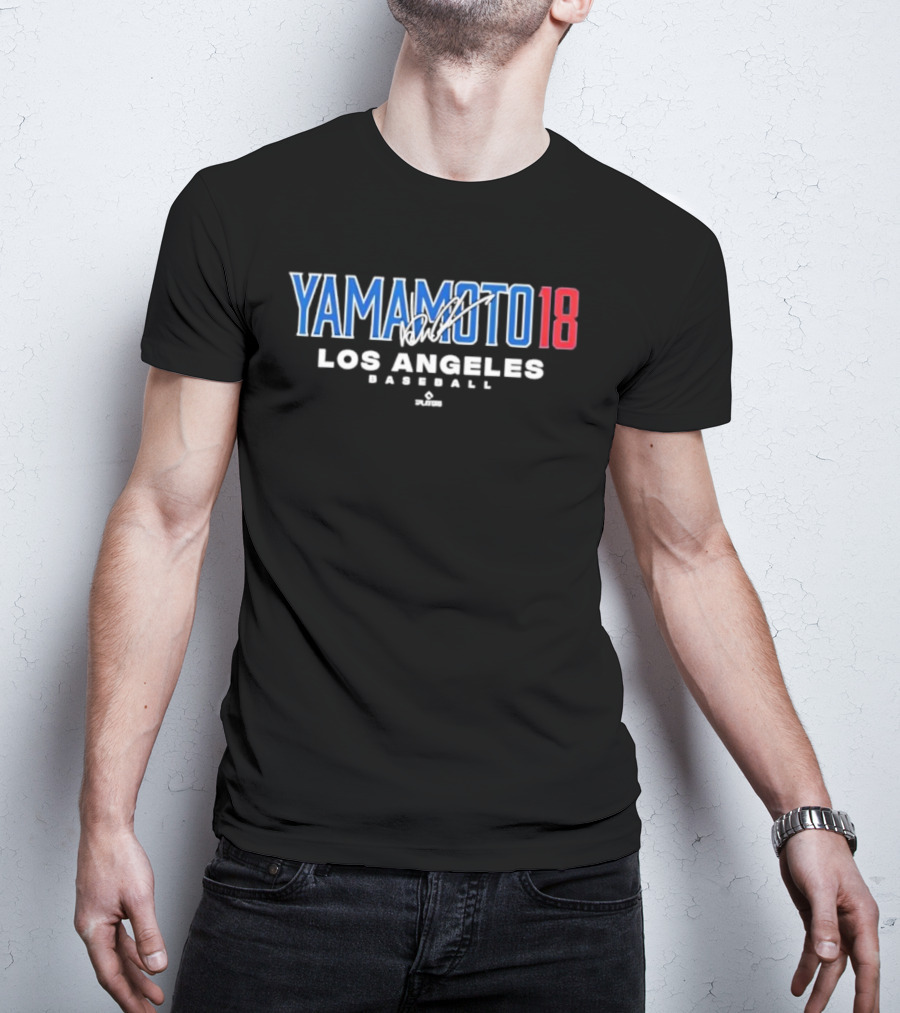 Yamamoto 18 Los Angeles Baseball Signature Series Collection T-Shirt