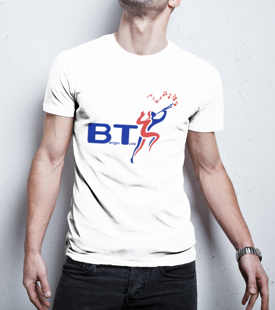 BT Bangin Tune Music Notes Jazz Player T-Shirt