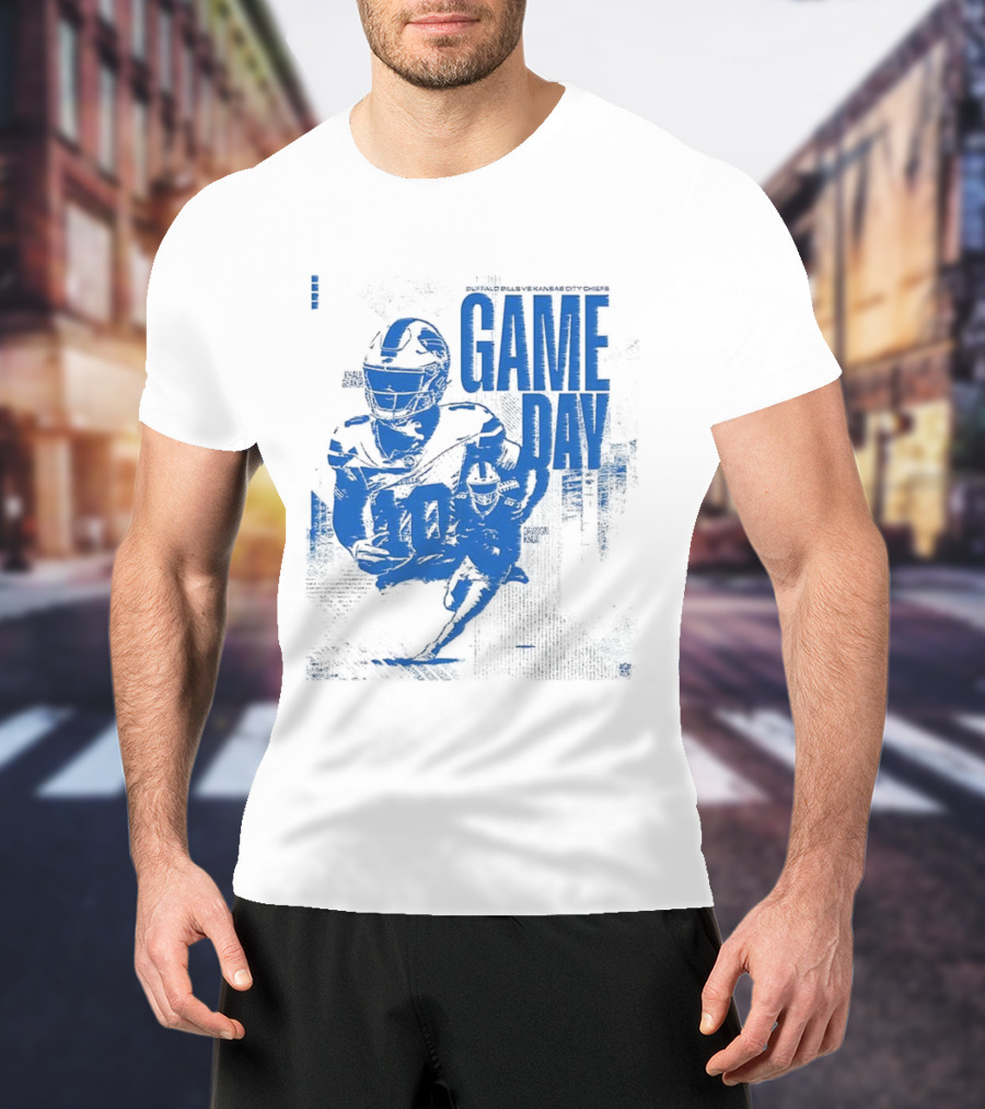 Buffalo Bills Vs Kansas City Chiefs 2025 NFL Game Day Matchup Highlights T-Shirt