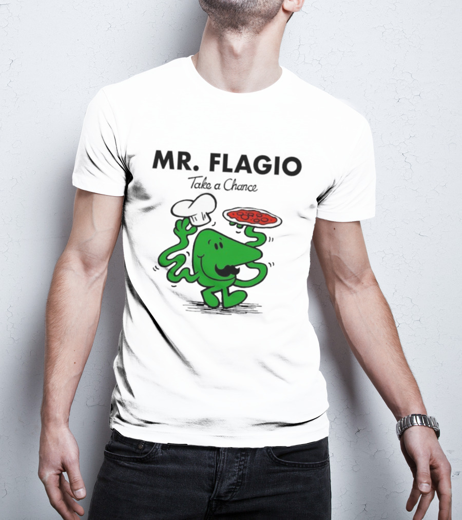 Mr. Flagio Take A Chance Chef Pizza T-Shirt