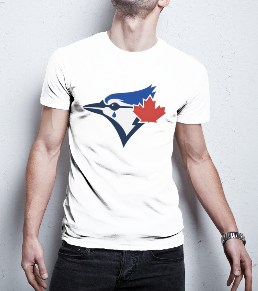 Toronto Blue Jays Maple Leaf Logo With Tear Drop T-Shirt