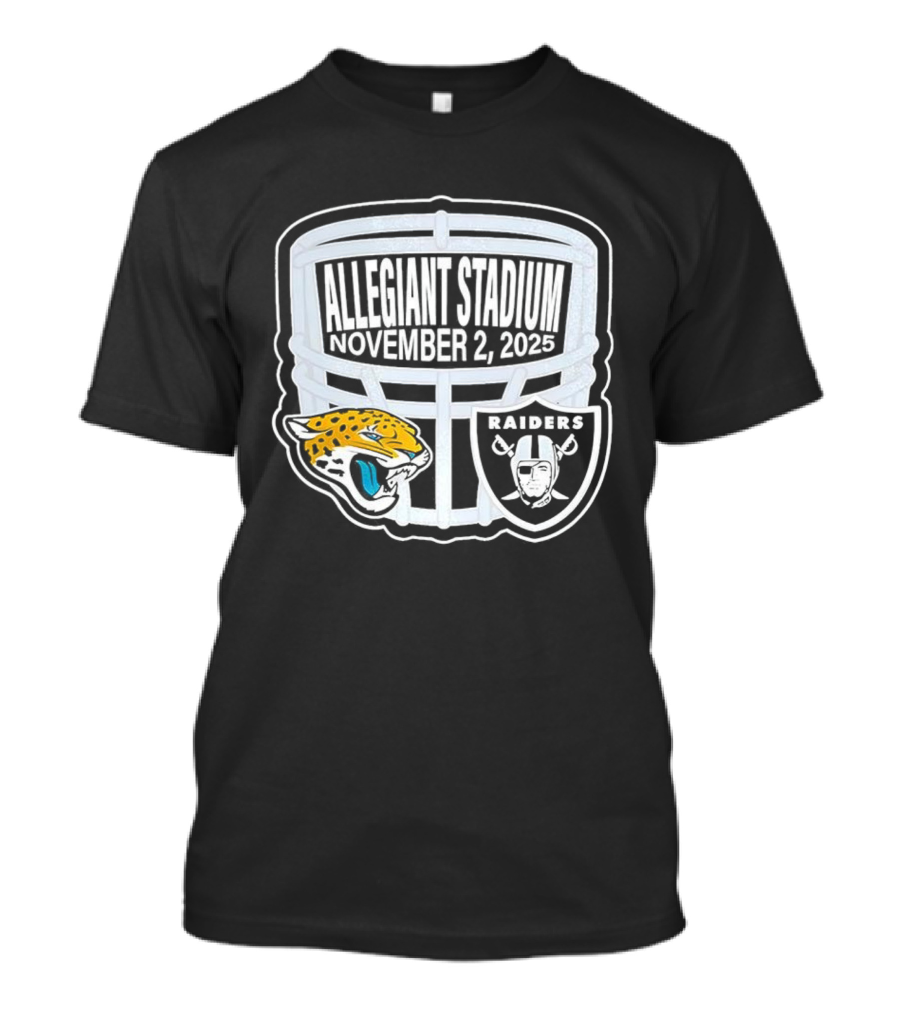 Las Vegas Raiders Vs Jacksonville Jaguars Allegiant Stadium November 2 2025 T-Shirt