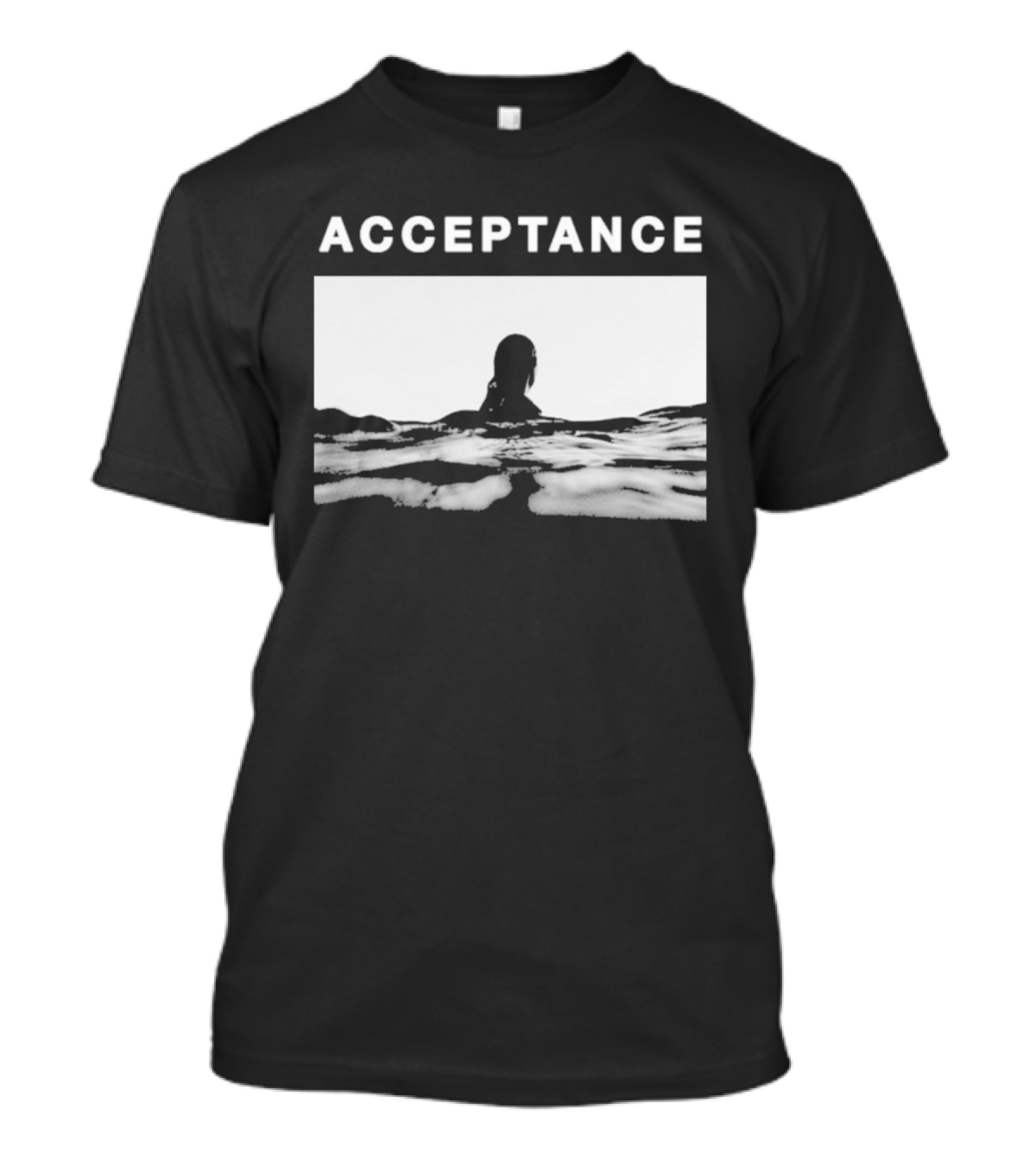 ACCEPTANCE Wild Free Ocean Silhouette T-Shirt