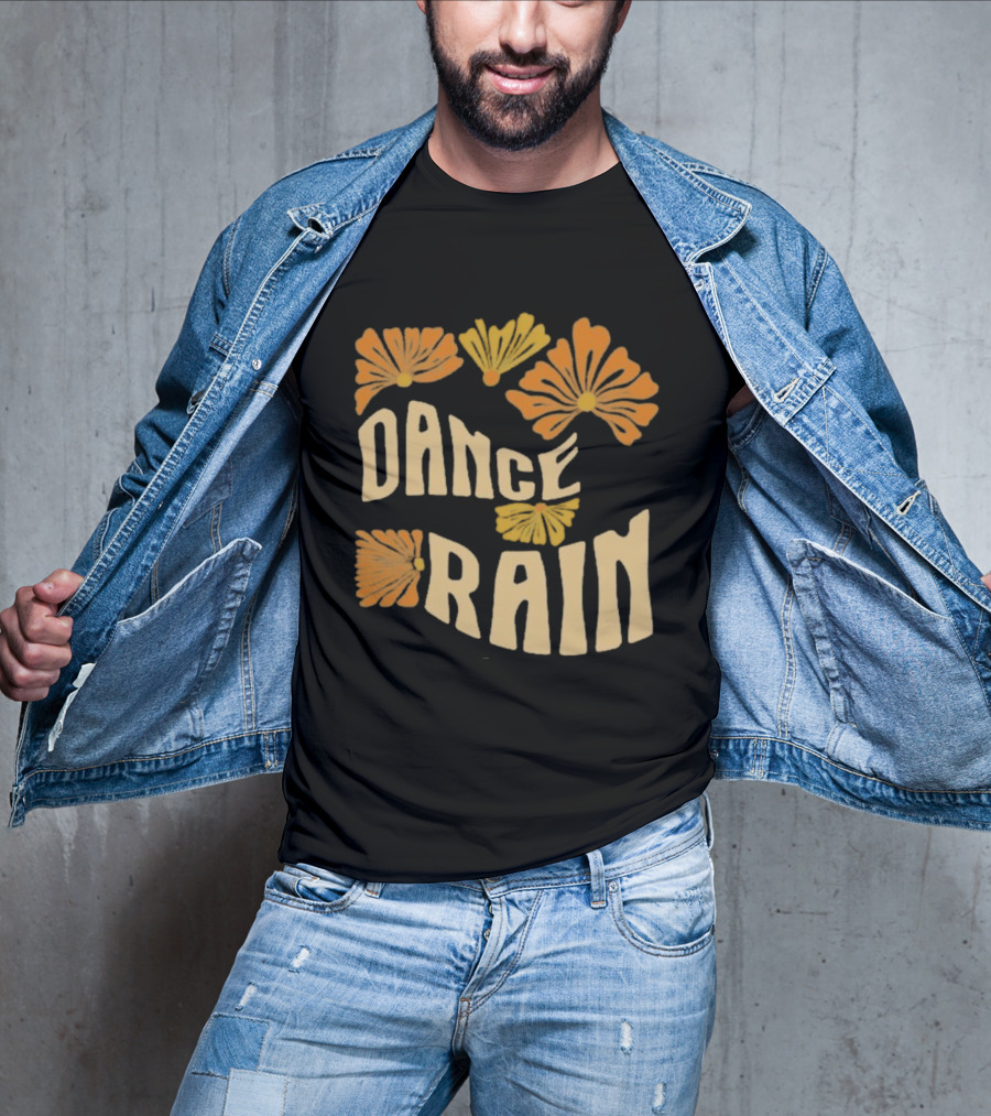 Charles Wesley Godwin Dance Rain Floral Pattern T-Shirt