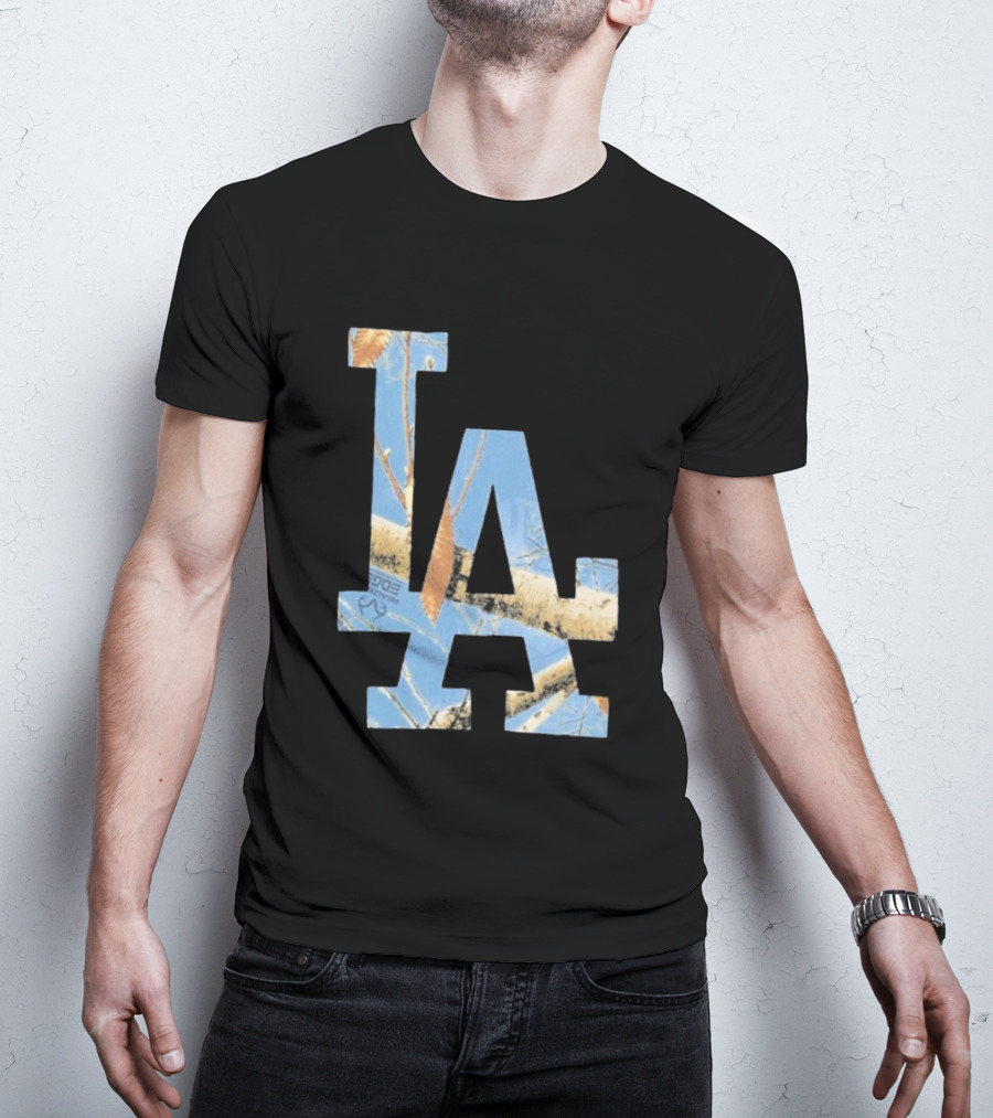 Los Angeles Dodgers LA Realtree Edge Camouflage T-Shirt
