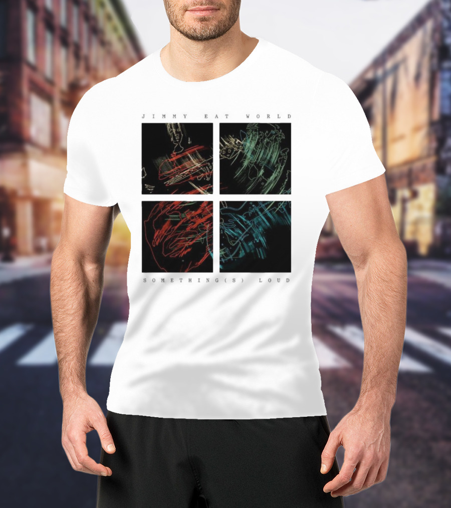 Jimmy Eat World Somethings Loud Quad Abstract Art T-Shirt