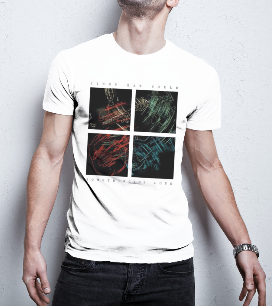 Jimmy Eat World Somethings Loud Quad Abstract Art T-Shirt