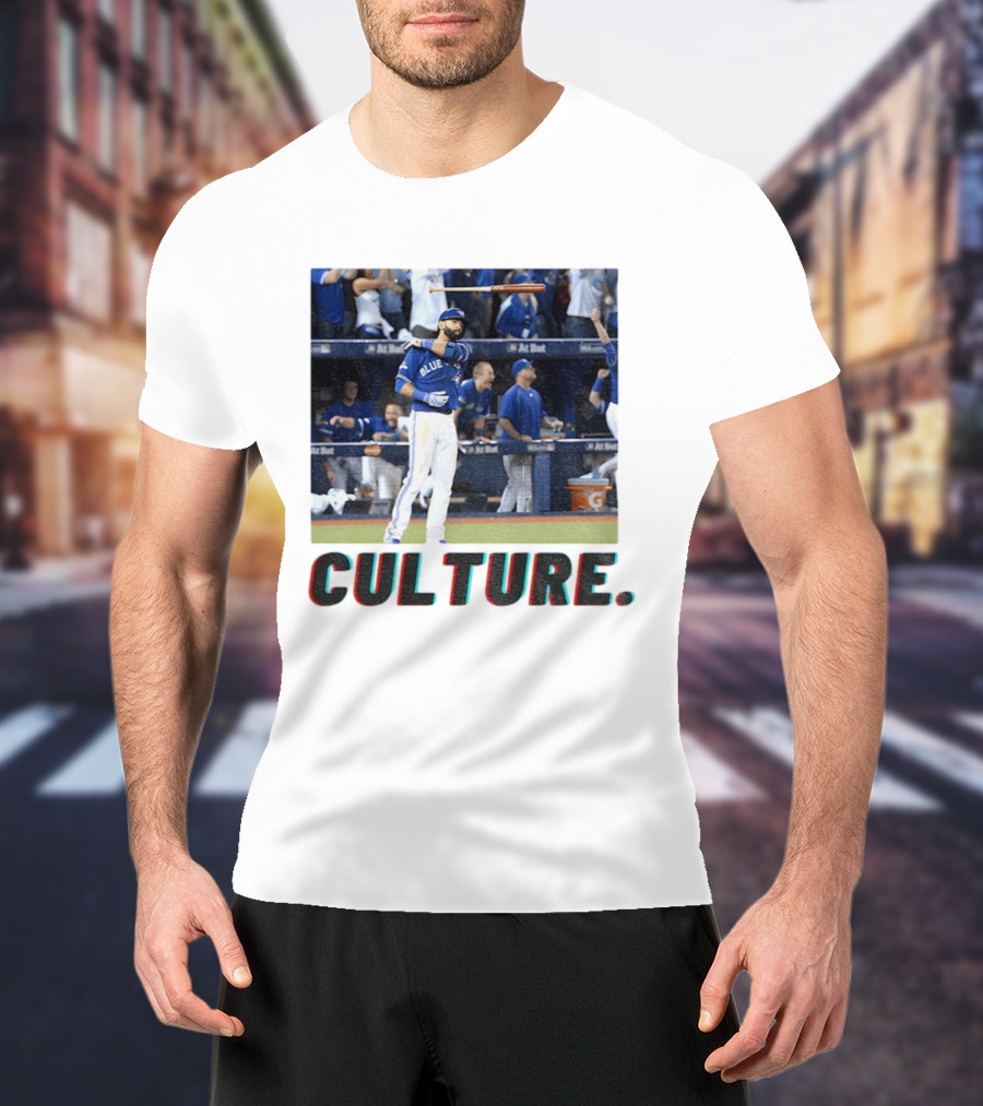 Blue Jays Jose Bautista Iconic Bat Flip Culture Celebration T-Shirt