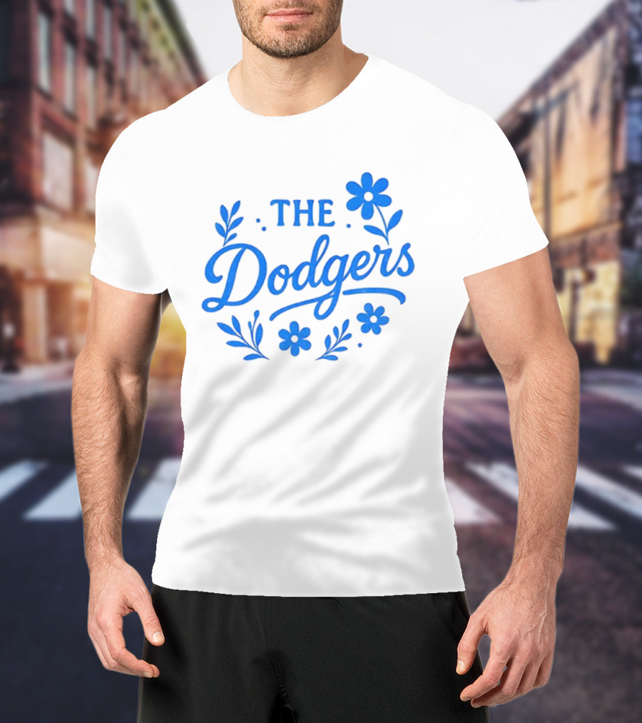 Floral Dodgers World Series 2025 Los Angeles Dodgers Flowers T-Shirt