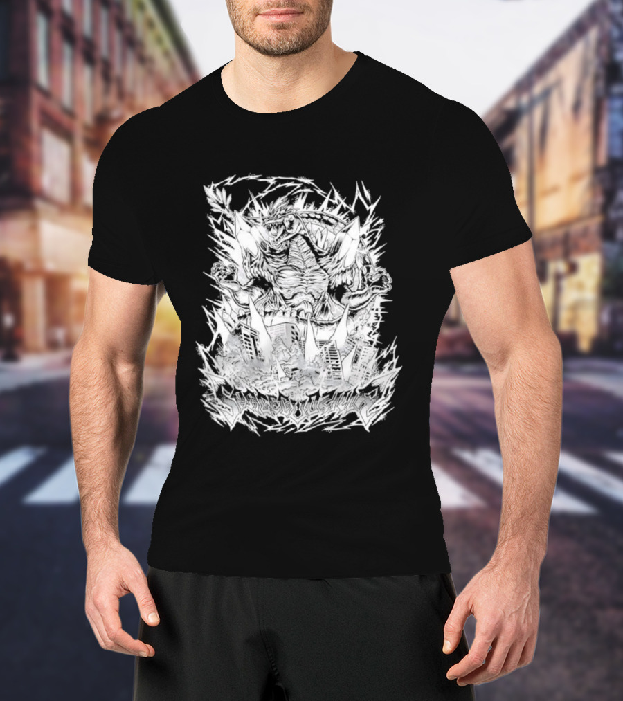 SpaceGodzilla Nekro Variant Fictional Monster Collectible Comic Style T-Shirt