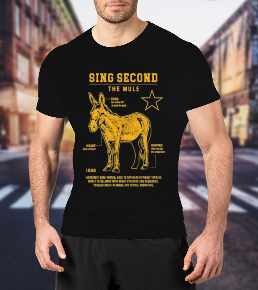 Sing Second The Mule 1890 Star Chart T-Shirt