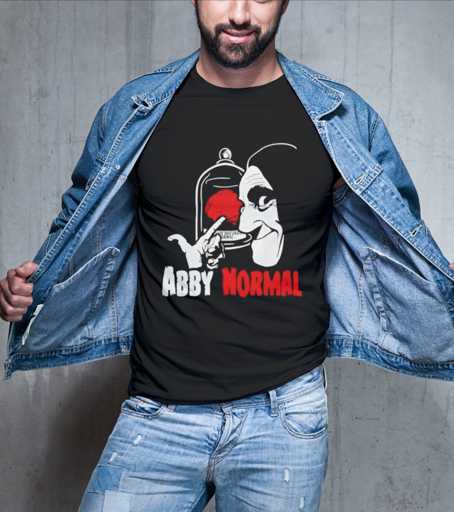 Abby Normal Red Brain Young Frankenstein Character настрой T-Shirt