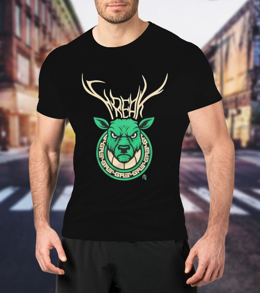Freak Milwaukee Bucks Giannis Antetokounmpo Deer Player T-Shirt