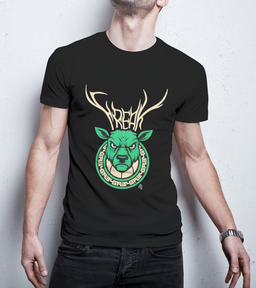 Freak Milwaukee Bucks Giannis Antetokounmpo Deer Player T-Shirt