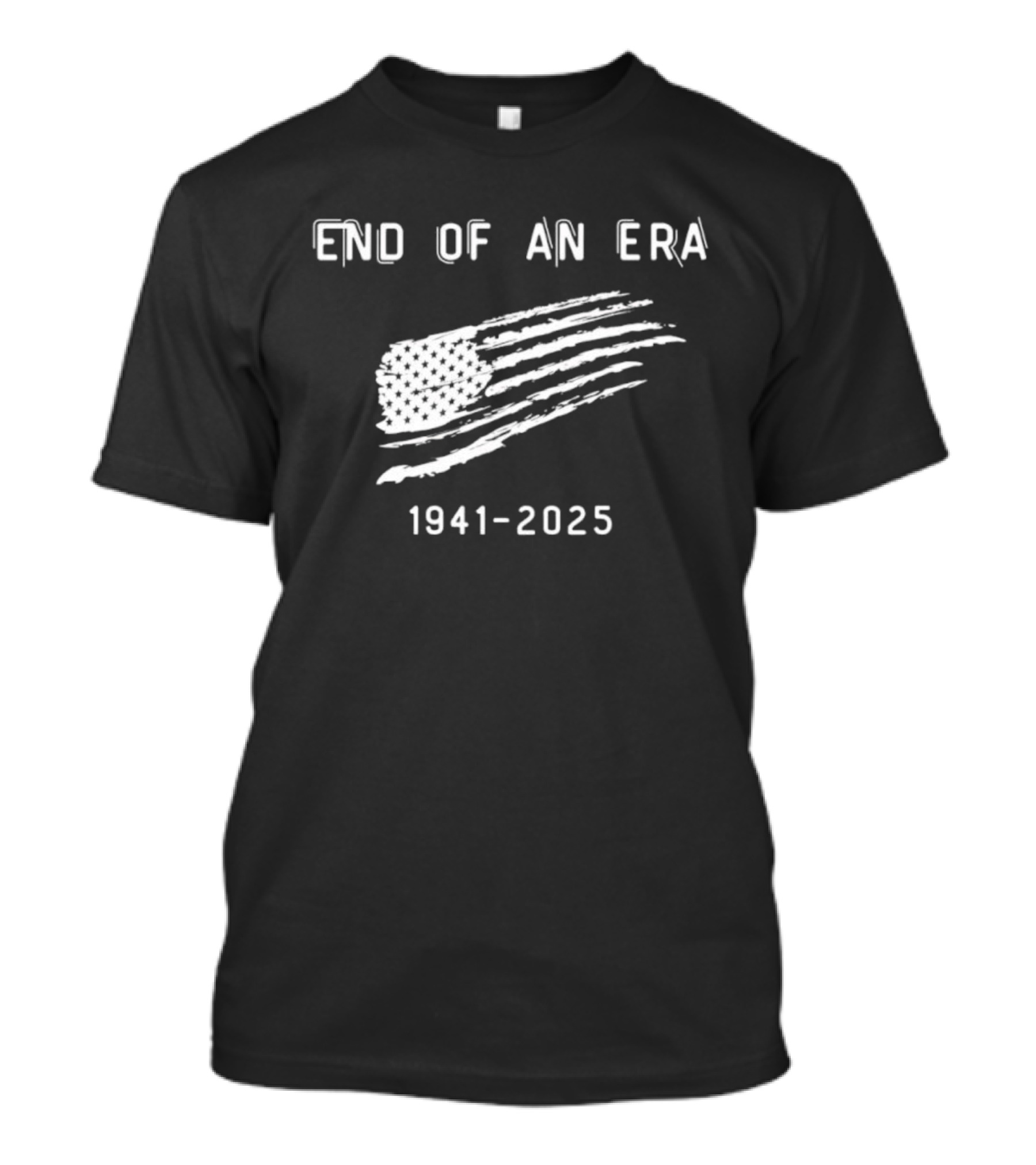 Dick Cheney End Of An Era 1941-2025 American Flag T-Shirt