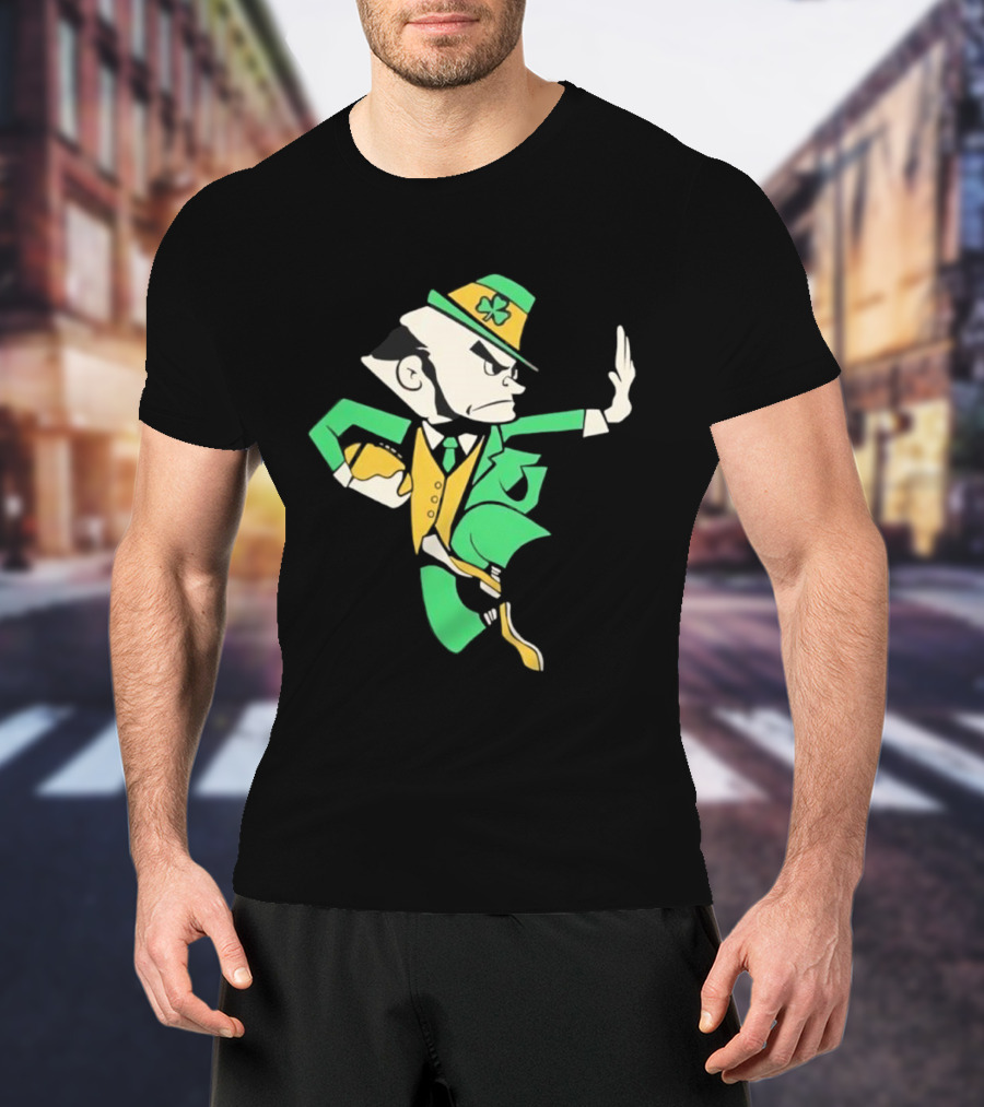 Notre Dame Fighting Irish Traditional Leprechaun Mascot T-Shirt