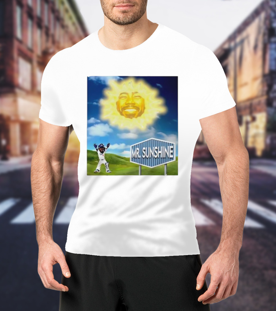 Dodgers Celebration Mini Mr. Sunshine LA Baseball Player T-Shirt