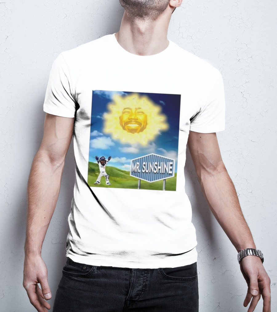 Dodgers Celebration Mini Mr. Sunshine LA Baseball Player T-Shirt