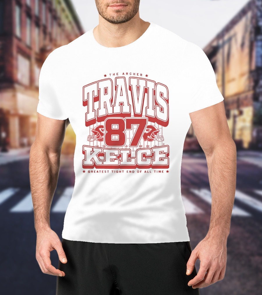 The Archer Travis Kelce 87 Greatest Tight End Of All Time T-Shirt