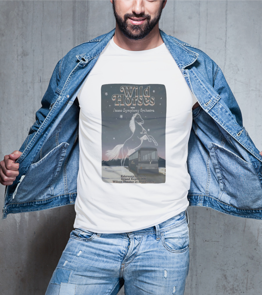 Wild Horses With Itasca Symphony Orchestra February 21 2026 Grand Rapids MN Wilcox Theater At Reif Center T-Shirt