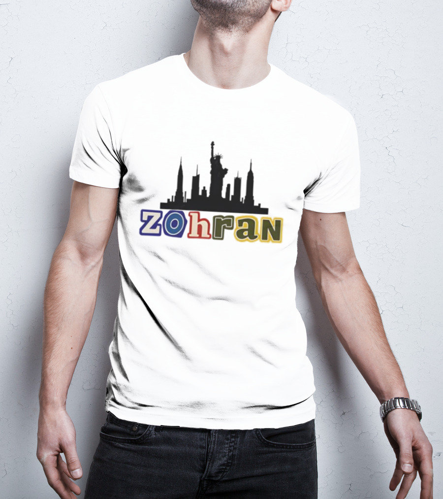 Zohran Mamdani NYC Skyline Statue Of Liberty T-Shirt