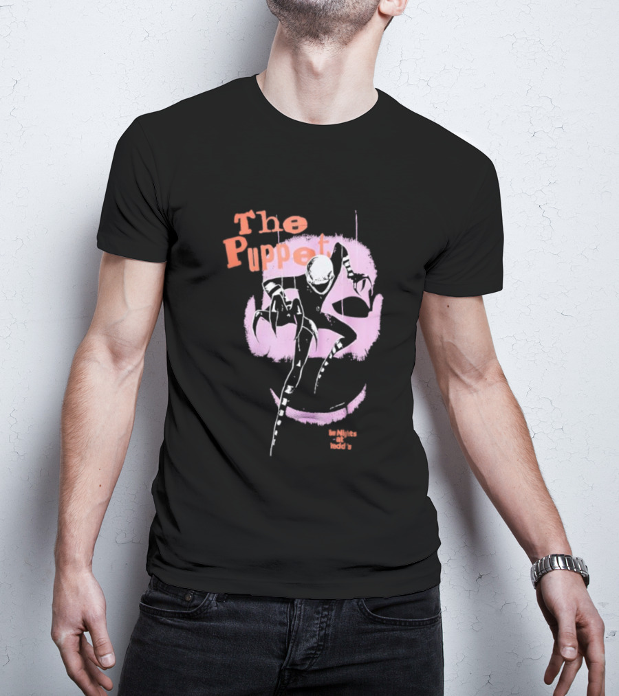 The Puppet Five Nights At Freddy’s Purple And Orange Design T-Shirt
