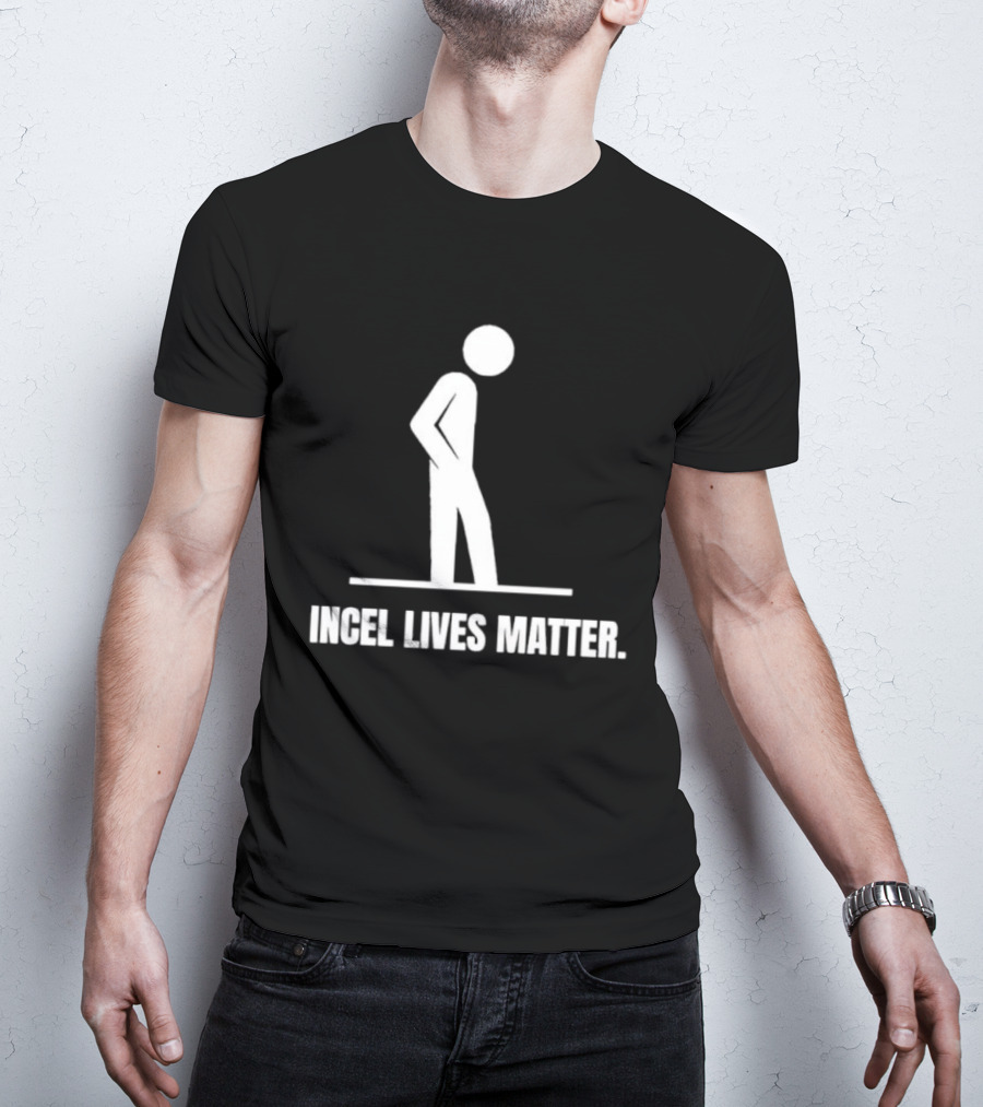 Incel Lives Matter Stick Figure Symbol T-Shirt