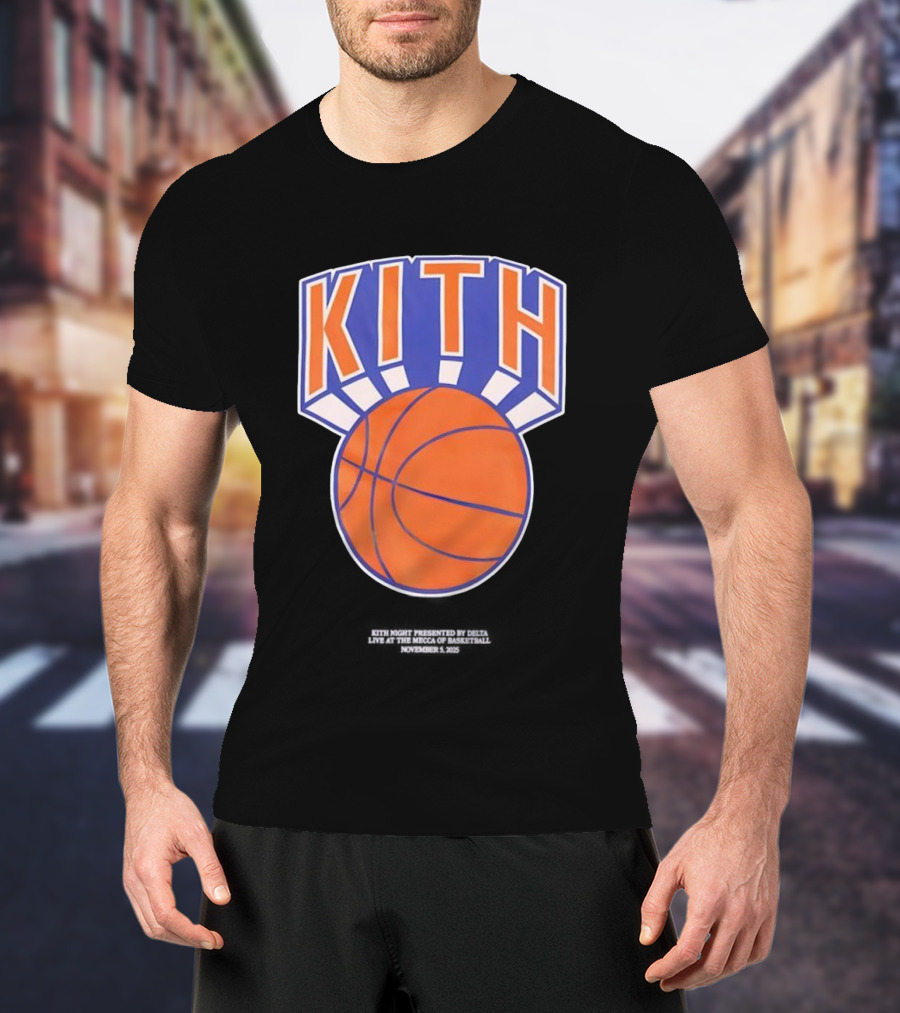Kith New York Knicks Retro NY Nelson Basketball T-Shirt