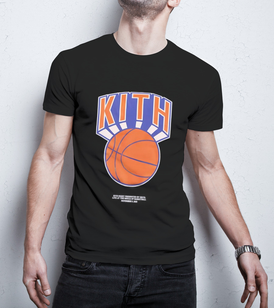 Kith New York Knicks Retro NY Nelson Basketball T-Shirt