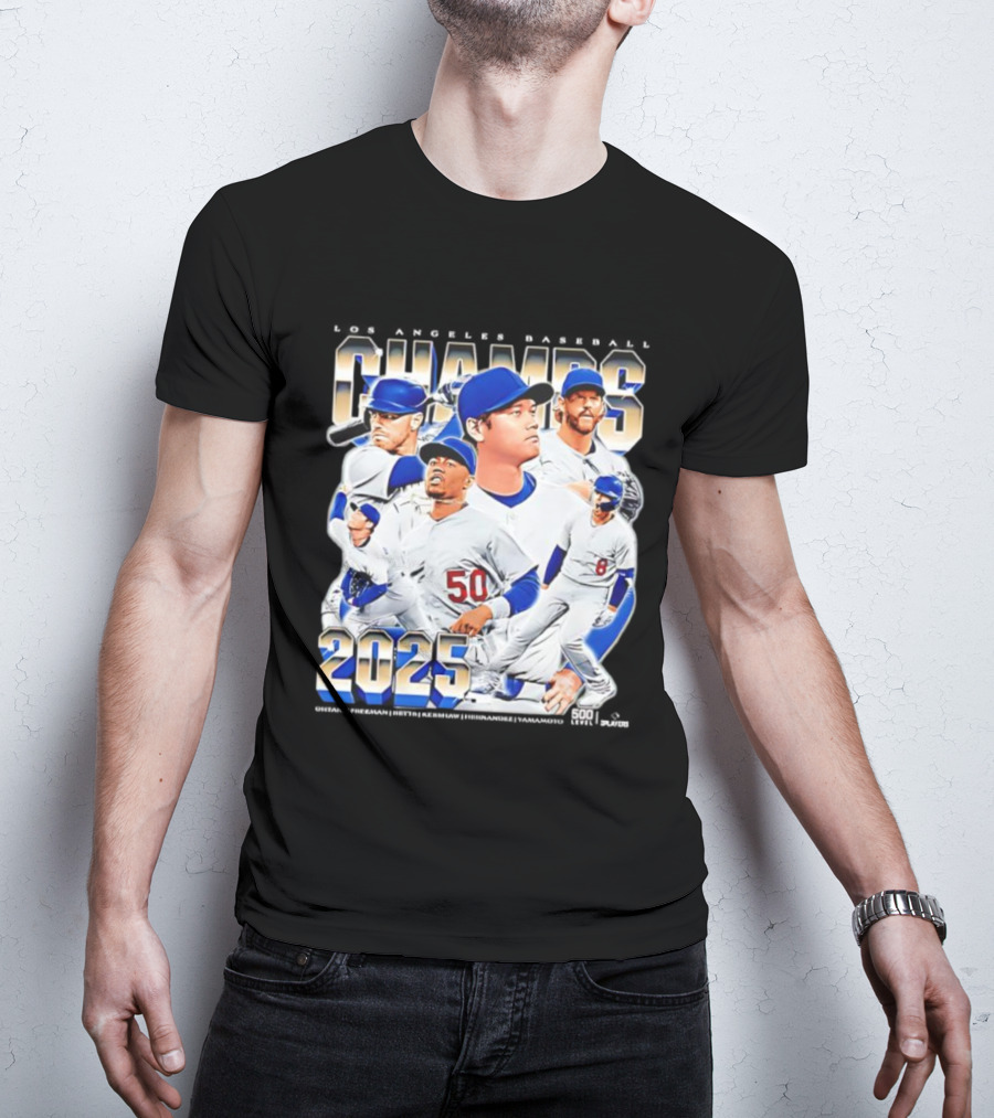 Los Angeles Baseball Champs 2025 Vintage T-Shirt