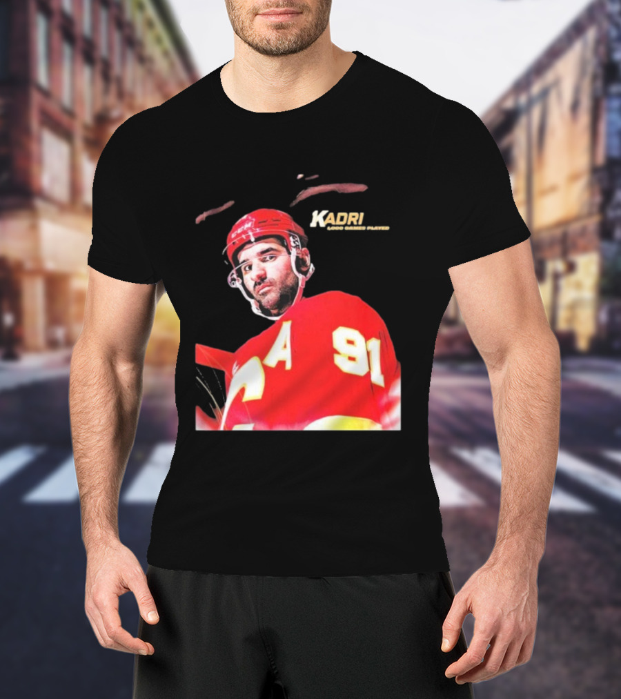 Kadri Calgary Hockey 91 Achievement Milestone T-Shirt