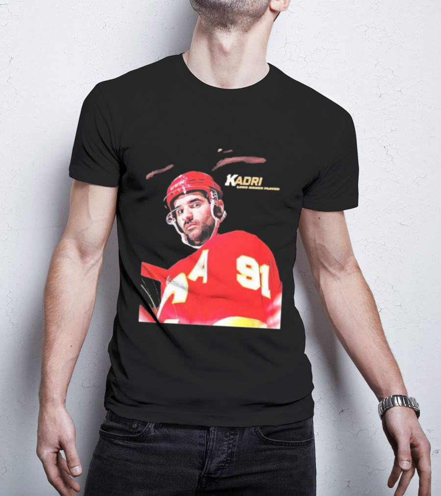 Kadri Calgary Hockey 91 Achievement Milestone T-Shirt