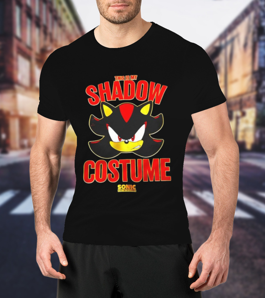 This Is My Shadow Costume Sonic The Hedgehog Halloween T-Shirt