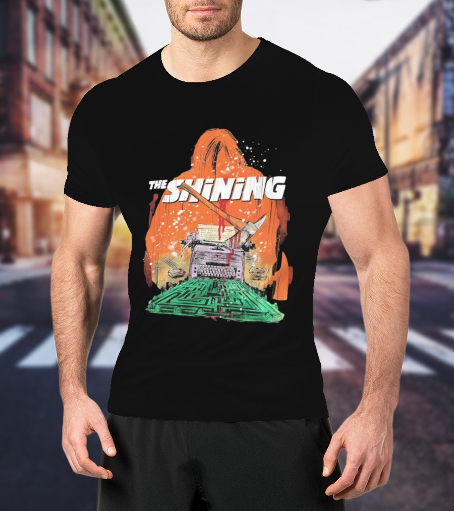 The Shining Axe Typewriter Maze Horror Icon T-Shirt