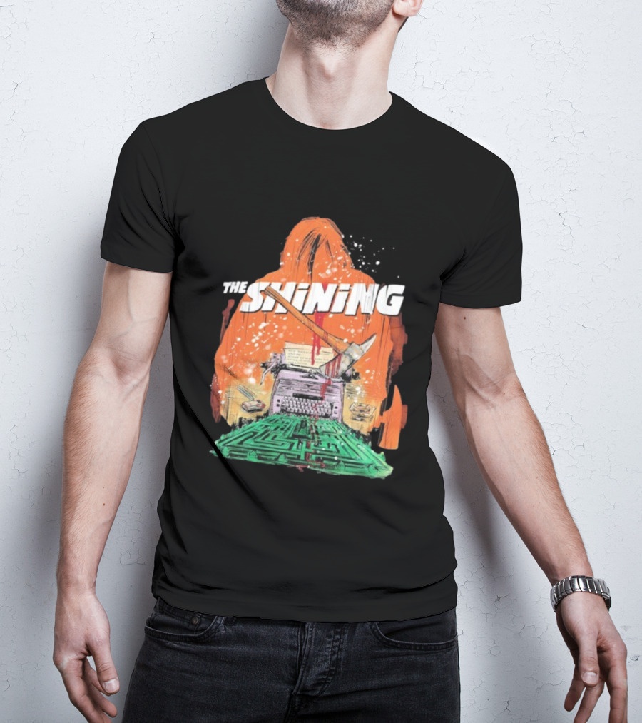 The Shining Axe Typewriter Maze Horror Icon T-Shirt