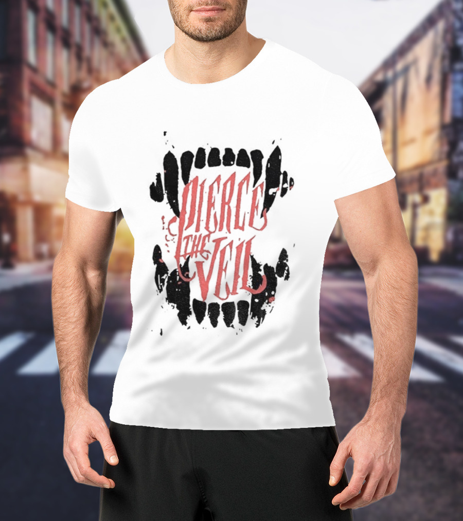 Pierce The Veil I Can’t Hear You World Tour 2026 Vintage Teeth Design T-Shirt