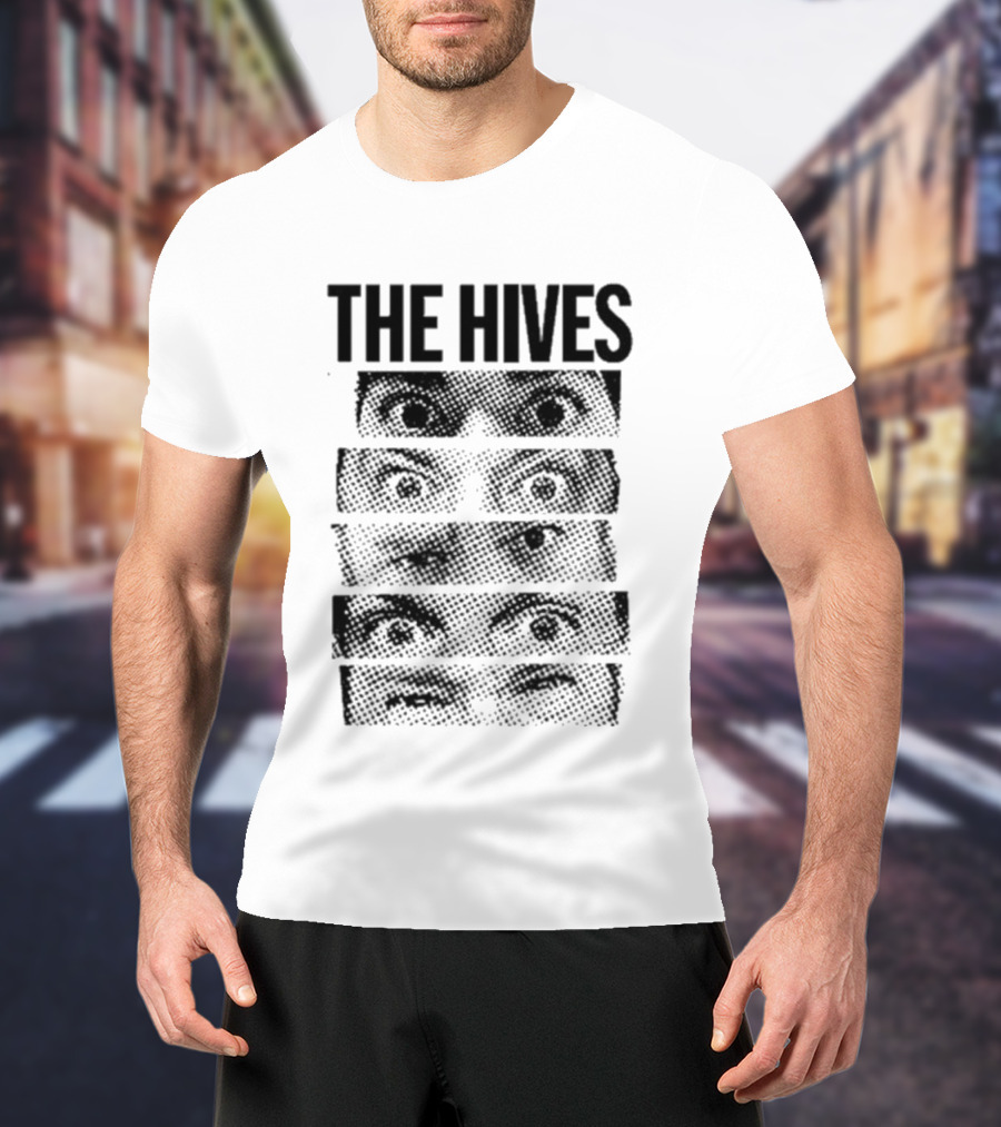 The Hives Band Multiple Eyes Design T-Shirt