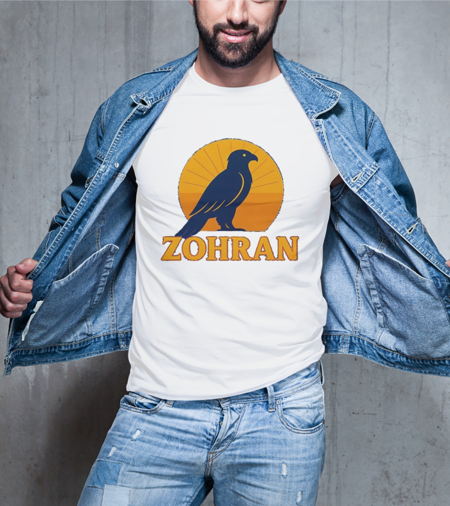 Zohran Eagle Sunrise Silhouette T-Shirt