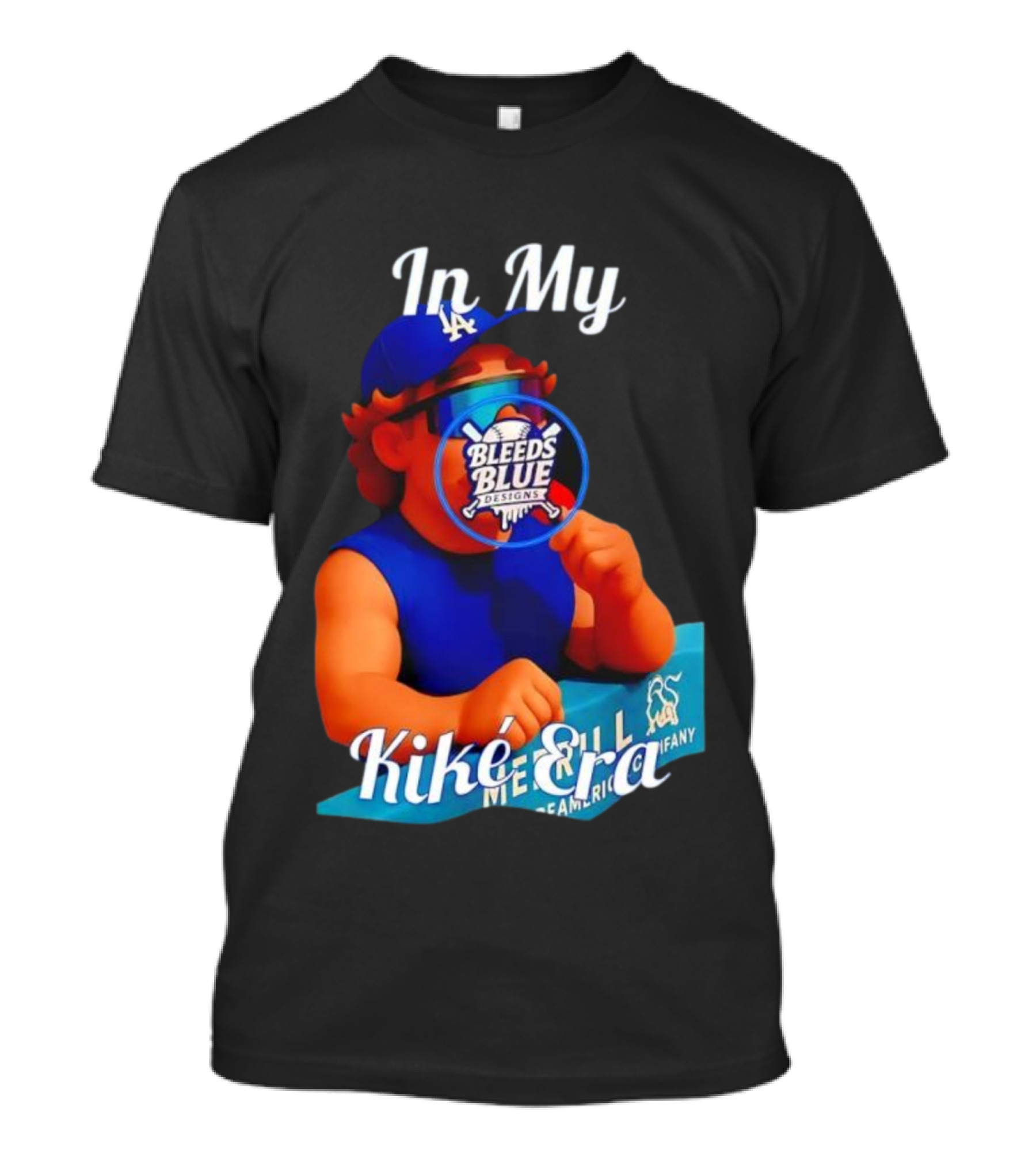 Kiké Era In My Bleeds Blue Los Angeles T-Shirt