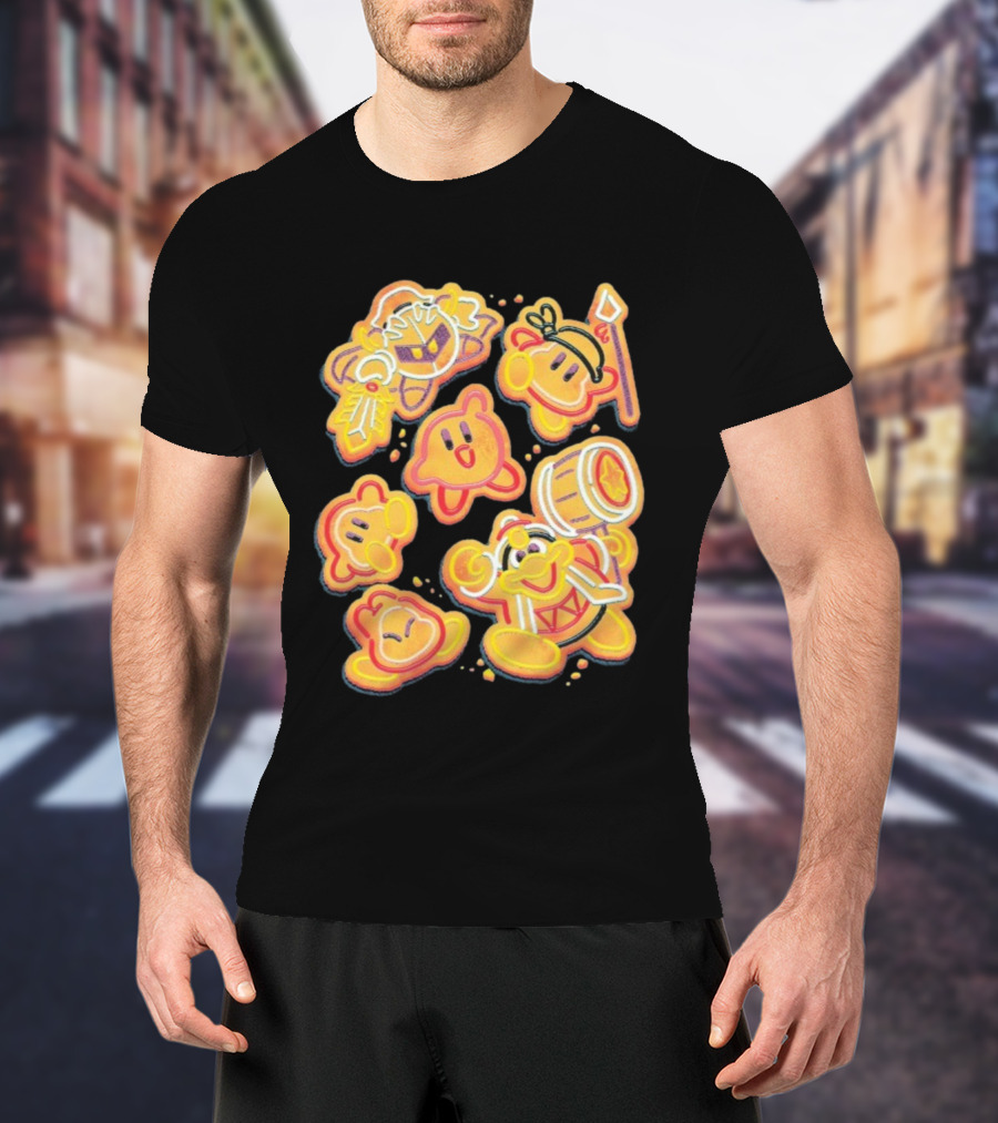 Dreamland Sweets Kirby Character Cookies T-Shirt