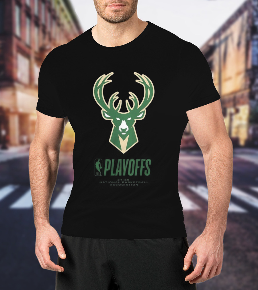 Milwaukee Bucks 2025 NBA Playoffs T-Shirt