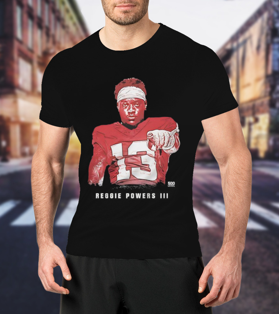 Reggie Powers III College Football Jersey 13 T-Shirt