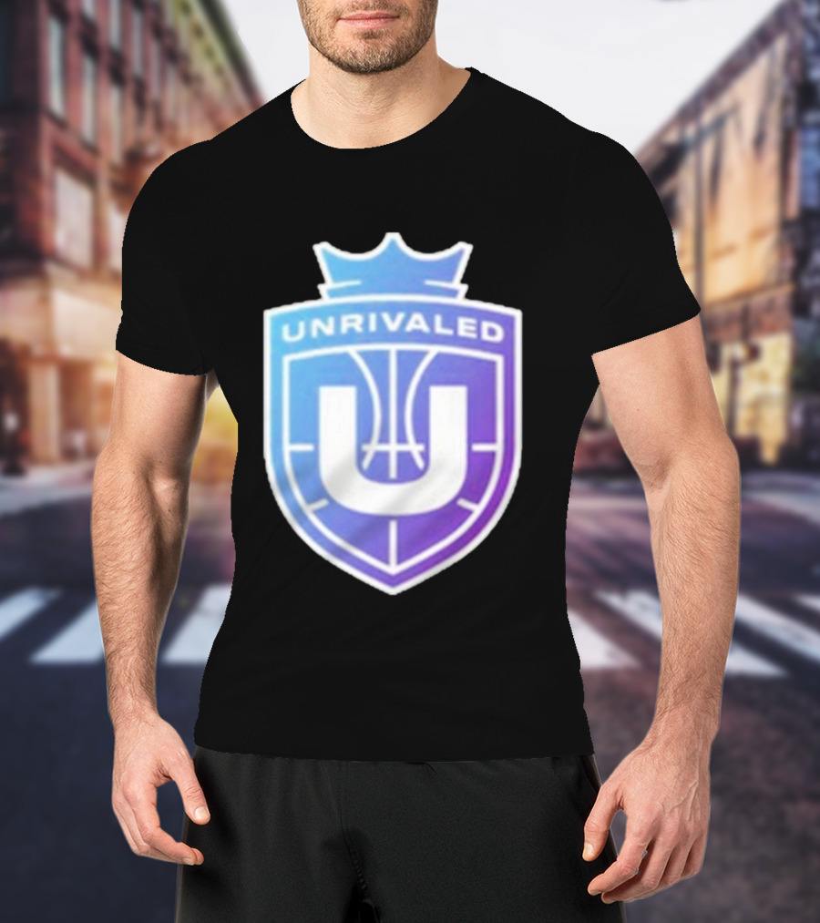 Unrivaled Gradient Basketball Crest T-Shirt